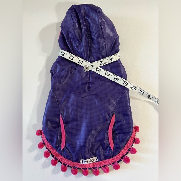 Designer Fleece Lined Nylon Jacket with Hood. - Picture 5 of 11